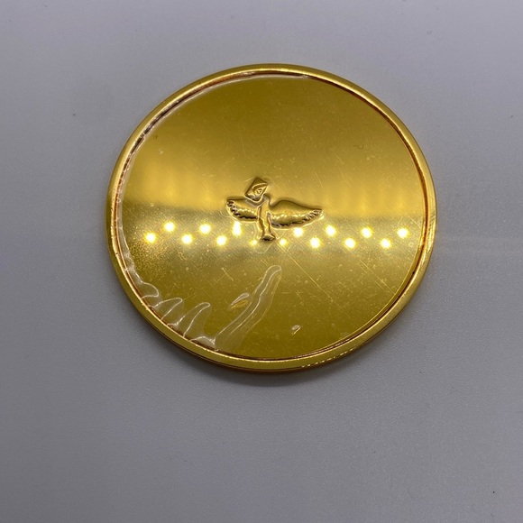 Tory Burch Limited Edition Compact Gold Pocket Mirror•NWOT - Picture 1 of 4